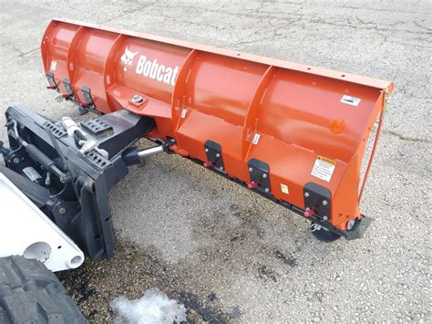 bobcat skid steer snow plow|bobcat snow plow for sale.